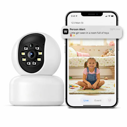 Hawkray Smart Monitor for Homes | 360° Coverage | 3MP 2K HD | AI Pet Recognition | 2-Way Audio and Home Security